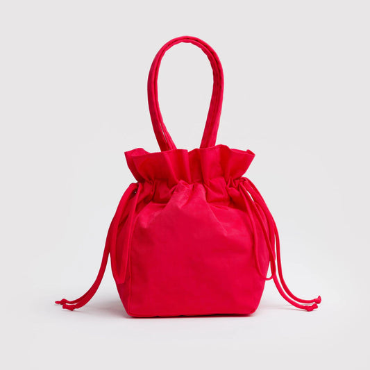 Nylon Drawstring Bag - Candy Apple