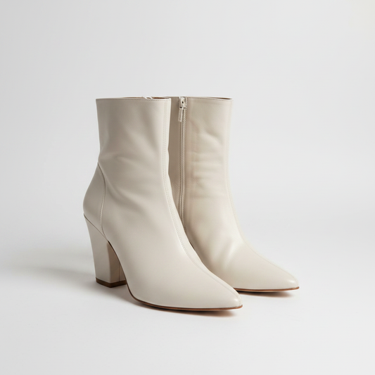 Pair of boots front angle