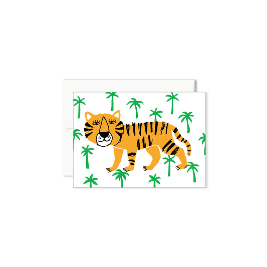 Greeting Card - Tiger
