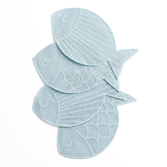 Cocktail Napkin Set- Sardine