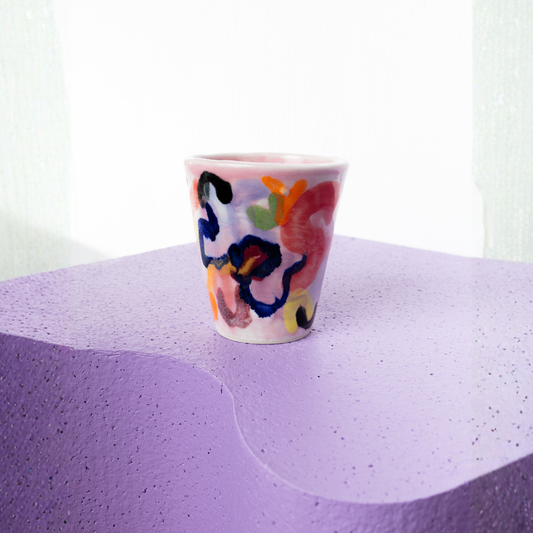 Ceramic Tumbler - Pink II Bricolage