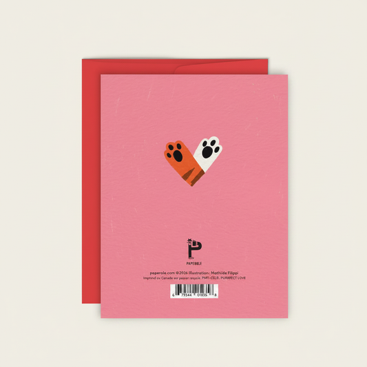 Purrfect Love Greeting Card - Image 1