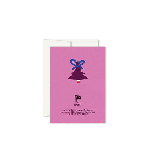 Mini Greeting Card - Joyful Christmas Tree