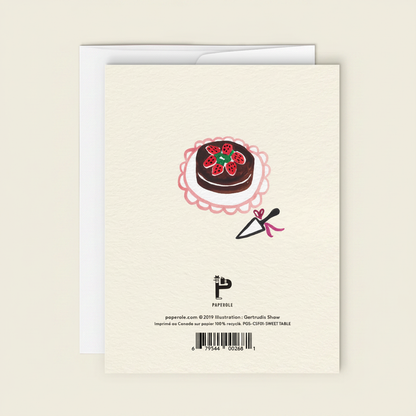 Sweet Table Greeting Card
