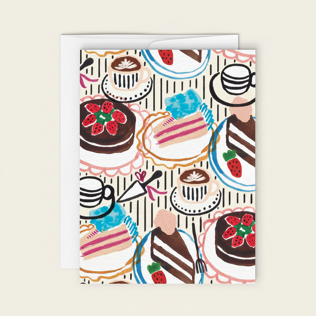 Sweet Table Greeting Card