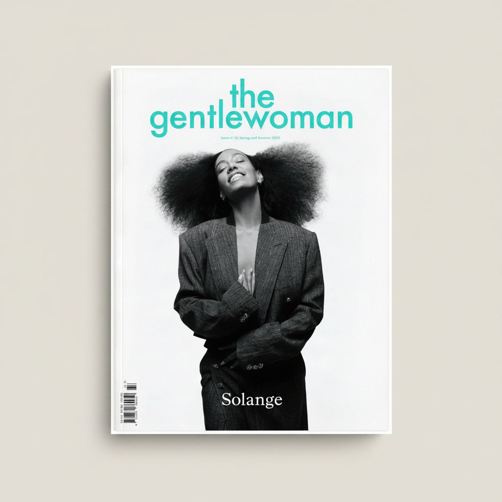 Magazine cover featuring Solange on the cover of 'the gentlewoman'.