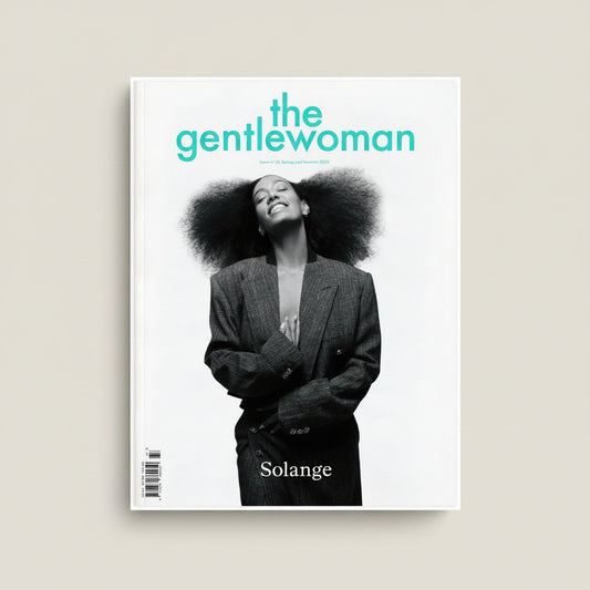 Magazine cover featuring Solange on the cover of 'the gentlewoman'.
