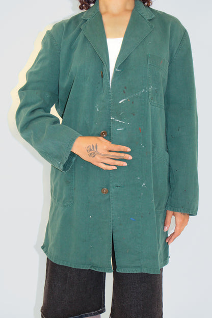German Painter Shopcoat — Green
