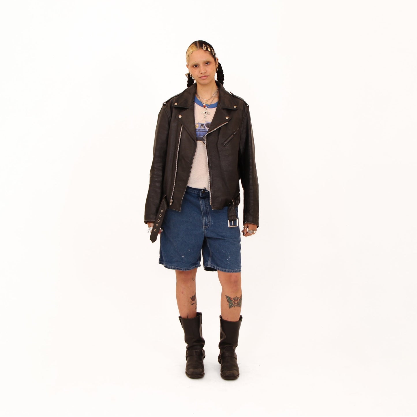 1980s Moto Jacket — size 48