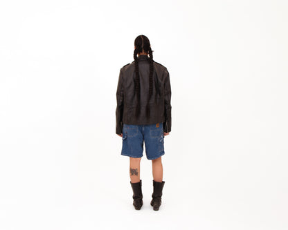 1980s Moto Jacket — size 48