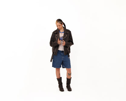 1980s Moto Jacket — size 48