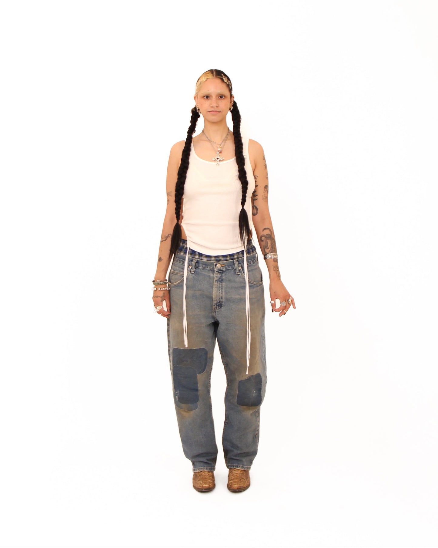 Wrangler Patched Denim — size 34