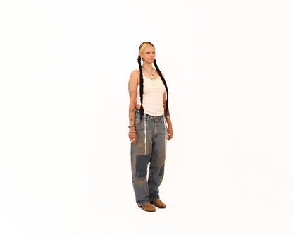 Wrangler Patched Denim — size 34
