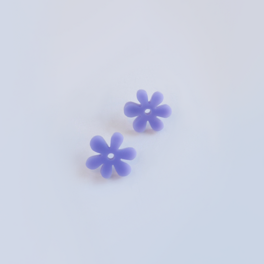 Wallflower Studs - Lavender