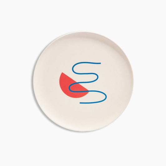 Poketo Bamboo Salad Plate in Doodles. Available at Easy Tiger Toronto.