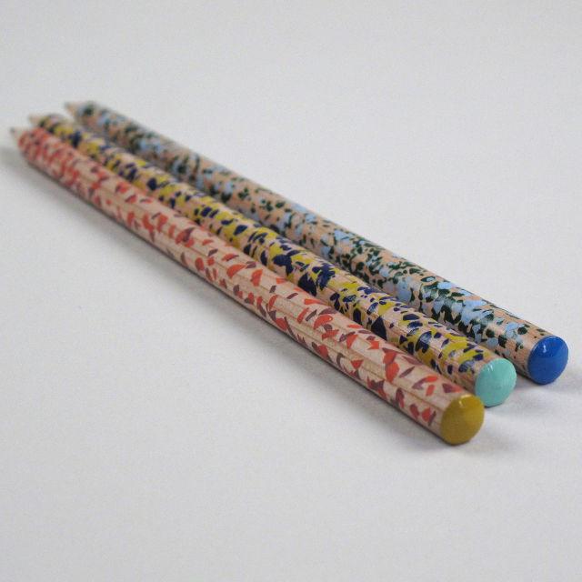 Terrazzo Pencil - Navy/Yellow