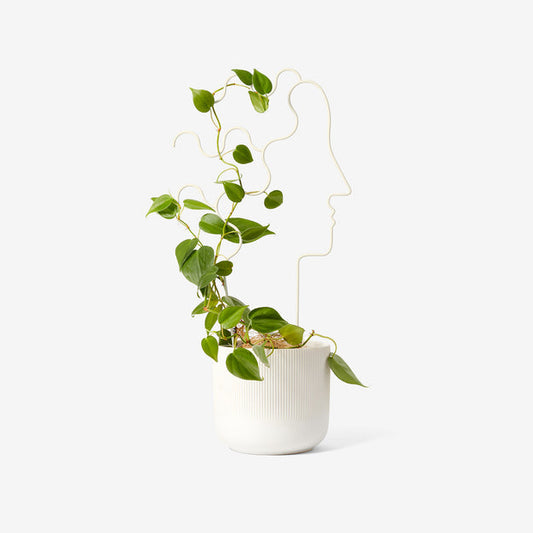 White large Areaware trellis in shape of human available at Easy Tiger Toronto