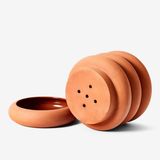 Areaware Stacking Planter, tall in Terracotta. Availabale at Easy Tiger Toronto.