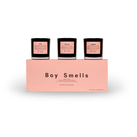 Boy Smells Candle Set - Les, Petal & Lanai