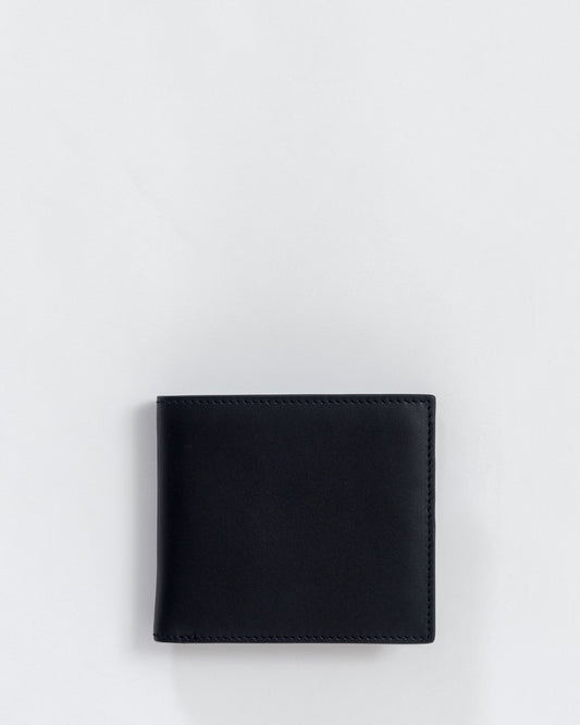 Black Leather Wallet With Multiple Card Holders